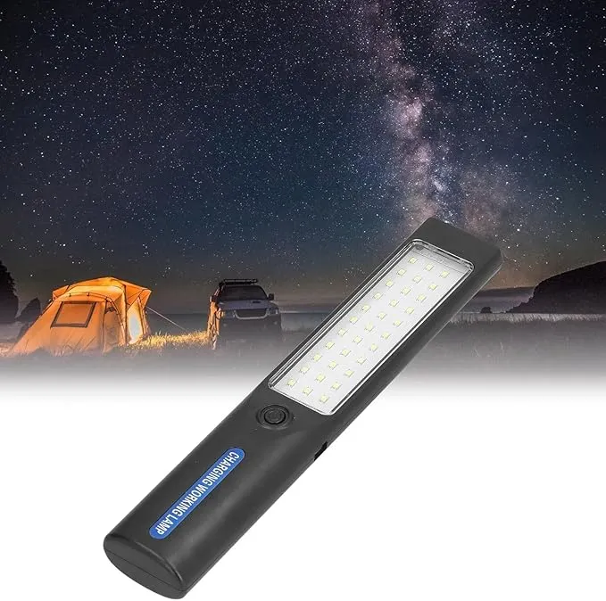 Camp X Solar Rechargeable 5 Mode Light Magnetic Solar Torch Light with Window Breaker Multifunctional Camping Flashlight, Portable Waterproof Hanging for Hiking, Home, Outdoor Night Fishing