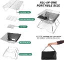 Stainless Steel 304 BBQ Foldable Grill